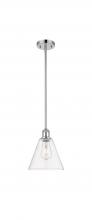 Innovations Lighting 516-1S-PC-GBC-82 - Berkshire - 1 Light - 8 inch - Polished Chrome - Mini Pendant