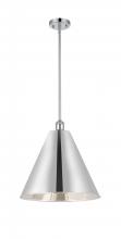 Innovations Lighting 516-1S-PC-MBC-16-PC - Berkshire - 1 Light - 16 inch - Polished Chrome - Pendant