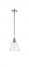 Innovations Lighting 516-1S-PN-GBC-84 - Berkshire - 1 Light - 8 inch - Polished Nickel - Mini Pendant