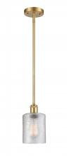 Innovations Lighting 516-1S-SG-G112 - Cobbleskill - 1 Light - 5 inch - Satin Gold - Mini Pendant