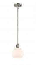 Innovations Lighting 516-1S-SN-G121-6 - Athens - 1 Light - 6 inch - Brushed Satin Nickel - Mini Pendant