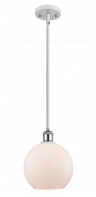 Innovations Lighting 516-1S-WPC-G121-8 - Athens - 1 Light - 8 inch - White Polished Chrome - Mini Pendant