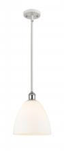 Innovations Lighting 516-1S-WPC-GBD-91 - Bristol - 1 Light - 9 inch - White Polished Chrome - Mini Pendant