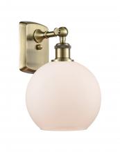 Innovations Lighting 516-1W-AB-G121-8 - Athens - 1 Light - 8 inch - Antique Brass - Sconce