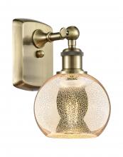 Innovations Lighting 516-1W-AB-G128-6 - Athens - 1 Light - 6 inch - Antique Brass - Sconce