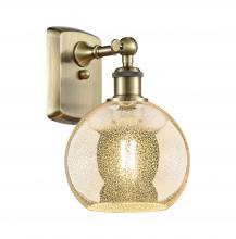 Innovations Lighting 516-1W-AB-G128-8 - Athens - 1 Light - 8 inch - Antique Brass - Sconce