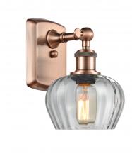 Innovations Lighting 516-1W-AC-G92 - Fenton - 1 Light - 7 inch - Antique Copper - Sconce