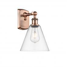 Innovations Lighting 516-1W-AC-GBC-82 - Berkshire - 1 Light - 8 inch - Antique Copper - Sconce