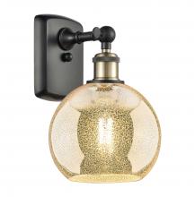 Innovations Lighting 516-1W-BAB-G128-8 - Athens - 1 Light - 8 inch - Black Antique Brass - Sconce