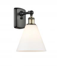 Innovations Lighting 516-1W-BAB-GBC-81 - Berkshire - 1 Light - 8 inch - Black Antique Brass - Sconce