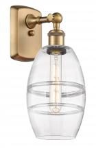 Innovations Lighting 516-1W-BB-G557-6CL - Vaz - 1 Light - 6 inch - Brushed Brass - Sconce