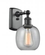 Innovations Lighting 516-1W-BK-G104 - Belfast - 1 Light - 6 inch - Matte Black - Sconce