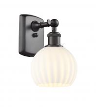 Innovations Lighting 516-1W-OB-G1217-6WV - White Venetian - 1 Light - 6 inch - Oil Rubbed Bronze - Sconce