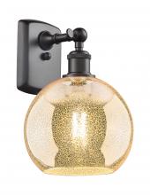 Innovations Lighting 516-1W-OB-G128-8 - Athens - 1 Light - 8 inch - Oil Rubbed Bronze - Sconce