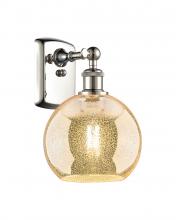 Innovations Lighting 516-1W-PN-G128-8 - Athens - 1 Light - 8 inch - Polished Nickel - Sconce