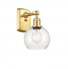 Innovations Lighting 516-1W-SG-G124-6 - Athens - 1 Light - 6 inch - Satin Gold - Sconce