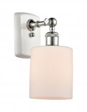 Innovations Lighting 516-1W-WPC-G111 - Cobbleskill - 1 Light - 5 inch - White Polished Chrome - Sconce