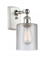 Innovations Lighting 516-1W-WPC-G112 - Cobbleskill - 1 Light - 5 inch - White Polished Chrome - Sconce