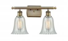 Innovations Lighting 516-2W-AB-G2811 - Hanover - 2 Light - 16 inch - Antique Brass - Bath Vanity Light