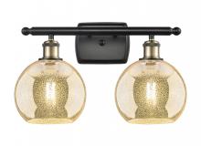 Innovations Lighting 516-2W-BAB-G128-8 - Athens - 2 Light - 18 inch - Black Antique Brass - Bath Vanity Light