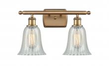 Innovations Lighting 516-2W-BB-G2811 - Hanover - 2 Light - 16 inch - Brushed Brass - Bath Vanity Light