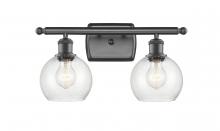 Innovations Lighting 516-2W-OB-G124-6 - Athens - 2 Light - 16 inch - Oil Rubbed Bronze - Bath Vanity Light