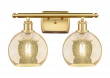 Innovations Lighting 516-2W-SG-G128-8 - Athens - 2 Light - 18 inch - Satin Gold - Bath Vanity Light