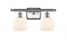 Innovations Lighting 516-2W-SN-G121-6 - Athens - 2 Light - 16 inch - Brushed Satin Nickel - Bath Vanity Light