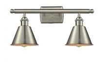 Innovations Lighting 516-2W-SN-M8 - Smithfield - 2 Light - 17 inch - Brushed Satin Nickel - Bath Vanity Light