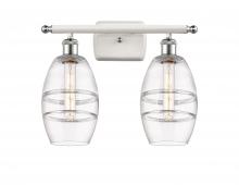 Innovations Lighting 516-2W-WPC-G557-6CL - Vaz - 2 Light - 16 inch - White Polished Chrome - Bath Vanity Light