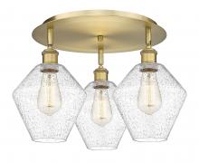 Innovations Lighting 516-3C-BB-G654-8 - Cindyrella - 3 Light - 20 inch - Brushed Brass - Flush Mount