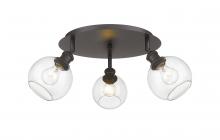 Innovations Lighting 516-3C-OB-G122-6 - Athens - 3 Light - 18 inch - Oil Rubbed Bronze - Flush Mount