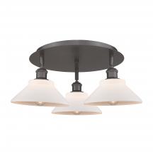 Innovations Lighting 516-3C-OB-G131 - Orwell - 3 Light - 20 inch - Oil Rubbed Bronze - Flush Mount