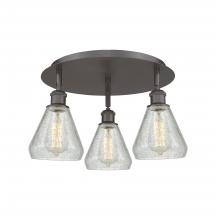 Innovations Lighting 516-3C-OB-G275 - Conesus - 3 Light - 18 inch - Oil Rubbed Bronze - Flush Mount