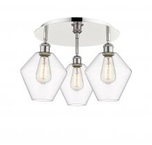 Innovations Lighting 516-3C-PN-G652-8 - Cindyrella - 3 Light - 20 inch - Polished Nickel - Flush Mount