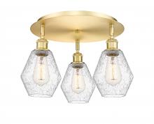 Innovations Lighting 516-3C-SG-G654-6 - Cindyrella - 3 Light - 18 inch - Satin Gold - Flush Mount