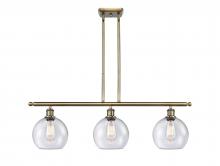 Innovations Lighting 516-3I-AB-G124-8 - Athens - 3 Light - 36 inch - Antique Brass - Cord hung - Island Light