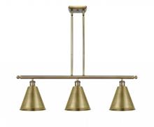 Innovations Lighting 516-3I-AB-MBC-8-AB-LED - Berkshire - 3 Light - 36 inch - Antique Brass - Cord hung - Island Light