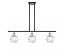 Innovations Lighting 516-3I-BAB-G1213-6 - Athens Deco Swirl - 3 Light - 36 inch - Black Antique Brass - Cord hung - Island Light