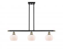 Innovations Lighting 516-3I-BAB-G91 - Fenton - 3 Light - 36 inch - Black Antique Brass - Cord hung - Island Light