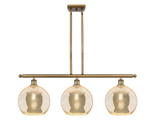 Innovations Lighting 516-3I-BB-G128-10 - Athens - 3 Light - 37 inch - Brushed Brass - Stem Hung - Island Light