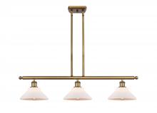 Innovations Lighting 516-3I-BB-G131 - Orwell - 3 Light - 36 inch - Brushed Brass - Cord hung - Island Light