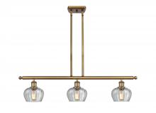 Innovations Lighting 516-3I-BB-G92 - Fenton - 3 Light - 36 inch - Brushed Brass - Cord hung - Island Light