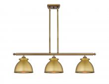 Innovations Lighting 516-3I-BB-M14-BB - Adirondack - 3 Light - 36 inch - Brushed Brass - Cord hung - Island Light