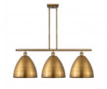 Innovations Lighting 516-3I-BB-MBD-12-BB - Bristol - 3 Light - 39 inch - Brushed Brass - Cord hung - Island Light