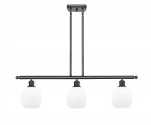 Innovations Lighting 516-3I-BK-G101 - Belfast - 3 Light - 36 inch - Matte Black - Cord hung - Island Light