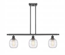 Innovations Lighting 516-3I-BK-G1013 - Belfast - 3 Light - 36 inch - Matte Black - Cord hung - Island Light