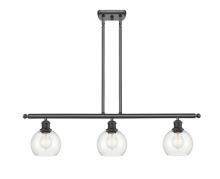 Innovations Lighting 516-3I-BK-G122-6 - Athens - 3 Light - 36 inch - Matte Black - Cord hung - Island Light