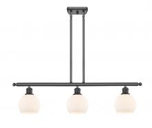 Innovations Lighting 516-3I-OB-G121-6 - Athens - 3 Light - 36 inch - Oil Rubbed Bronze - Cord hung - Island Light