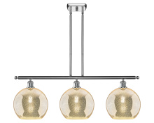 Innovations Lighting 516-3I-PC-G128-10 - Athens - 3 Light - 37 inch - Polished Chrome - Stem Hung - Island Light